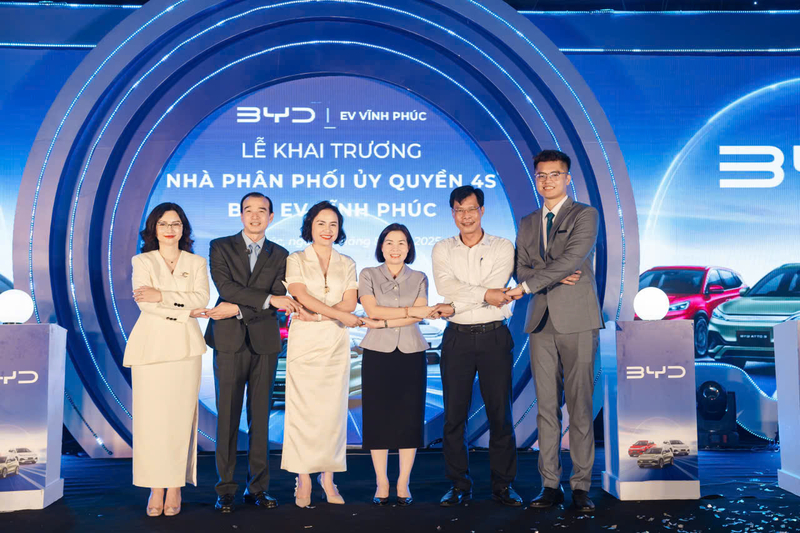 Khai trương Nhà phân phối ủy quyền 4S BYD EV Vĩnh Phúc